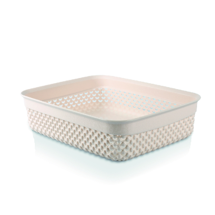 Кошик для зберігання UCS DROP DESIGN прямокутний 1.1л кремовий (UCS-137007) - 1 Кошик для зберігання UCS DROP DESIGN прямокутний 1.1л кремовий (UCS-137007) - 1