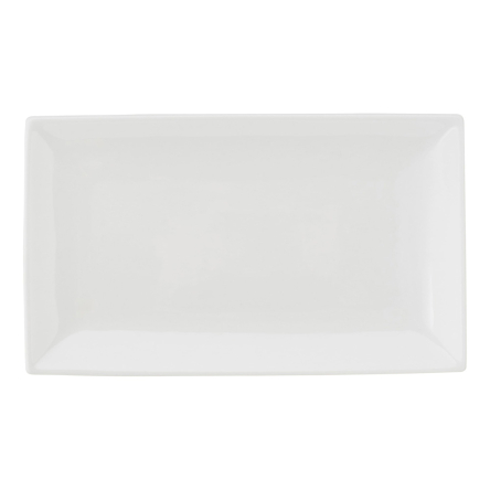 AX0522 Блюдо серверувальне прямокутне WHITE BASICS ROUND, порцелянова, 34 х 19 см - 1