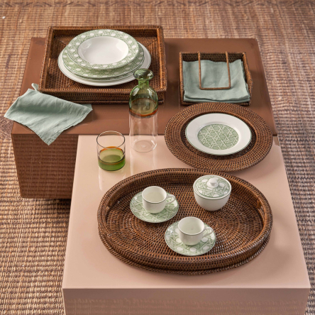 U10191623E84 Миска для салата La Porcellana Bianca INTRIGO, порцеляна, 23 см - 3