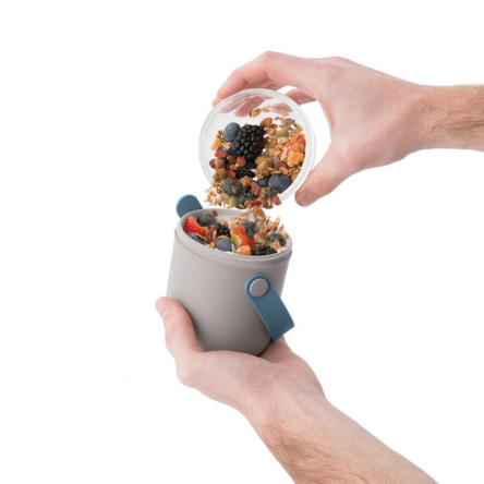 Набір контейнерів для ланчу BergHOFF LEO 2 предмета сірий (3950148) - 4 Набір контейнерів для ланчу BergHOFF LEO 2 предмета сірий (3950148) - 4