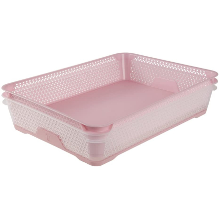 Кошик для зберігання Keeeper Jonas А-4 прозорий/рожевий (Kee -367.1) - 4 Кошик для зберігання Keeeper Jonas А-4 прозорий/рожевий (Kee -367.1) - 4
