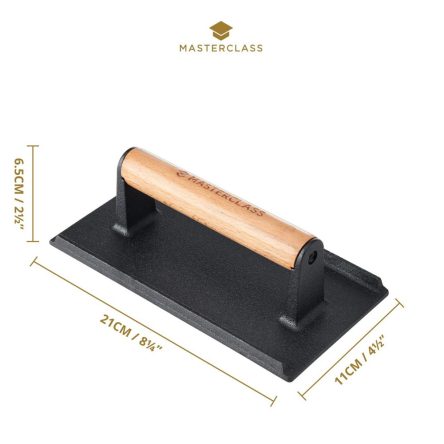 Прес для гриля Kitchen Craft MASTERCLASS, 21 х 11 см - 6