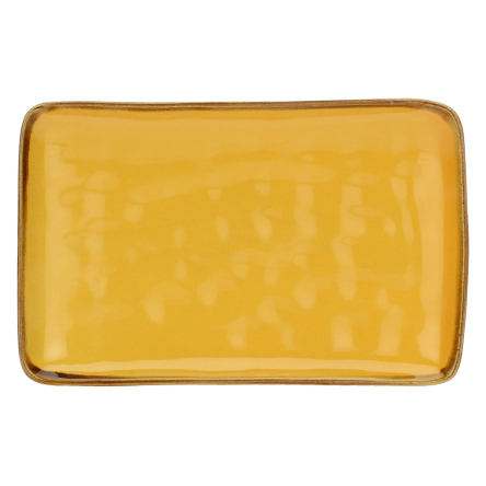 Блюдо сервірувальне прямокутне Rose&amp;Tulipani Milano CONCERTO OCRA, керамограніт, охра, 27 х 19 см - 4