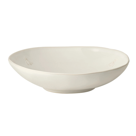 Тарелка для пасты La Rochere ABEILLE, керамика, экрю, диам. 23 см - 1