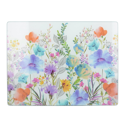 Доска стеклянная CreativeTops Meadow Floral, 40 x 30 см - 1
