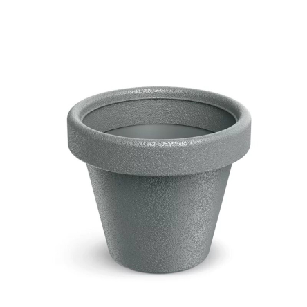 Горщик для квітів Prosperplast Origina 34х34х29см круглий сірий (59548-405) - 1