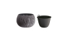 Горшок для цветов Prosperplast SANDY BOWL с вкладышем 29х19см антрацит (23063-433) - 1
