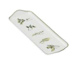 U10138046P00 Блюдо сервировочное прямоугольное La Porcellana Bianca COLTIVIA, фарфор, 35 х 15 см