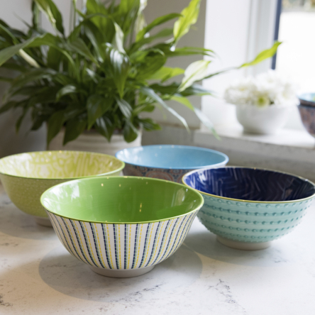 Миска Kitchen Craft LIME HUES, керамика, диам. 16 см, 500 мл - 4 Миска Kitchen Craft LIME HUES, керамика, диам. 16 см, 500 мл - 4