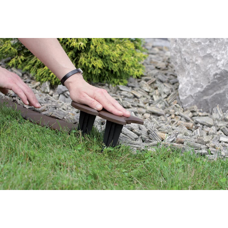 Паркан декоративний Prosperplast Palisada2 380х11.5/1.2см сірий (99538-405) - 3