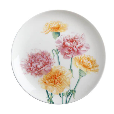 JY0046 Тарілка обідня Carnations FLORIADE порцелянова, діам. 20 см - 1 JY0046 Тарілка обідня Carnations FLORIADE порцелянова, діам. 20 см - 1