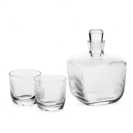 Набір для віскі PERFECT SERVE - GENTLEMAN 3 предмети (KROS-927633) - 1 Набір для віскі PERFECT SERVE - GENTLEMAN 3 предмети (KROS-927633) - 1