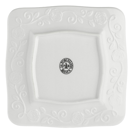 P003800120 Тарілка квадратна La Porcellana Bianca FLORENTINA, порцеляна, 20 х 20 см - 5