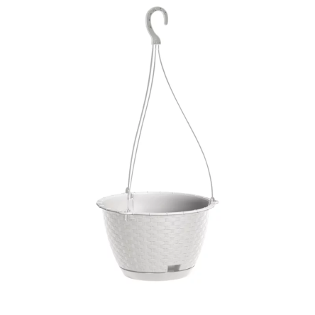 Горшок для цветов Prosperplast RATOLLA подвесной 24х24х16см белый (70979-449) - 1