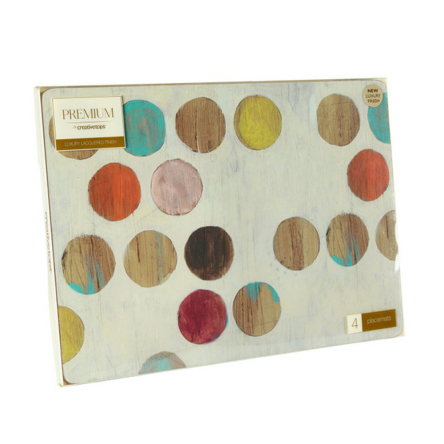 Набір коркових підставок під тарілки Creative Tops Retro Spot, 40 x 29 см, 4 шт. - 2