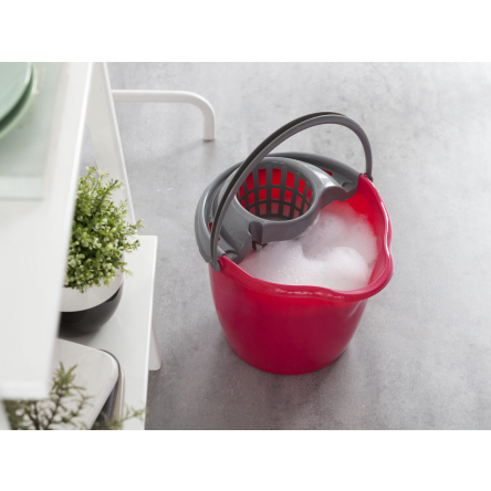 Відро пластикове YORK МОП 12л кругле+ віджим (YR-2369) - 4 Відро пластикове YORK МОП 12л кругле+ віджим (YR-2369) - 4