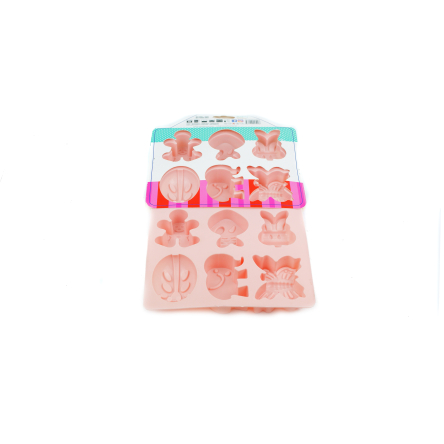 Форма силіконова MysSilicone для випікання кексів Звірі 12 осередків 19.5х34х4см рожева (MYS-45098) - 5 Форма силіконова MysSilicone для випікання кексів Звірі 12 осередків 19.5х34х4см рожева (MYS-45098) - 5