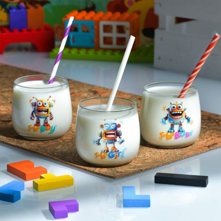 Набор стаканов Robots 250млх3шт (KROS-952222) - 4 Набор стаканов Robots 250млх3шт (KROS-952222) - 4