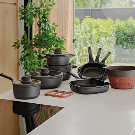 Сковорода BergHOFF з антипригарним покриттям LEO STONE діаметр 24см, 2л (3950297) - 3