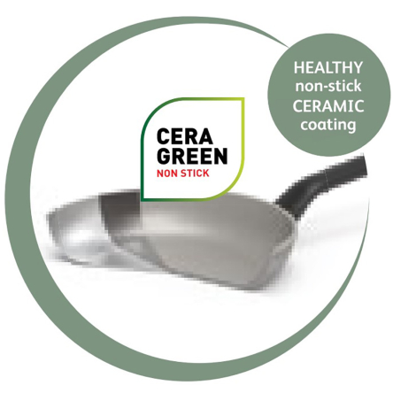 Сковорода-гриль з антипригарним покриттям BergHOFF LEO BALANCE Moonmist 24х24см (3950435) - 2