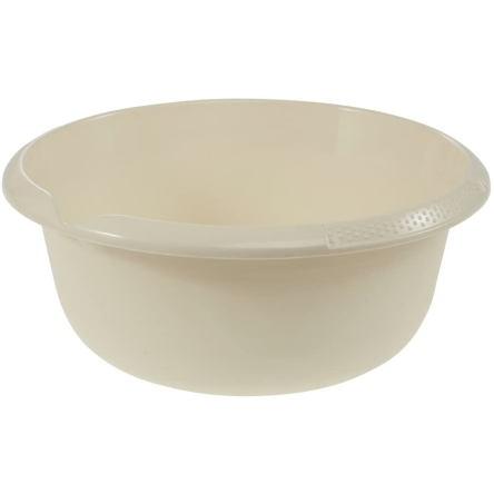 Миска пластикова Keeeper кругла з відливом кремова 6л (KEE-0554.3) - 2