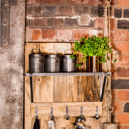 Емкость Kitchen Craft для сахара, 1 л, 11х16 см, серая - 3