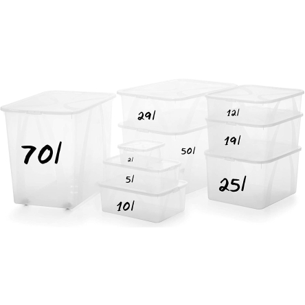 Ящик для хранения женской обуви ARCO прозрачный (RTH-11634) - 6