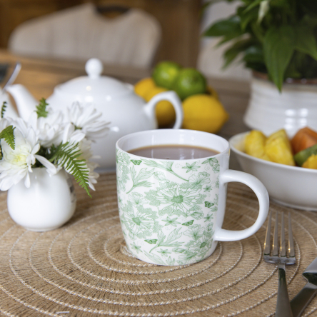 Кухоль для чаю Botanical Leaf Kitchen Craft, порцеляна, 425 мл - 3 Кухоль для чаю Botanical Leaf Kitchen Craft, порцеляна, 425 мл - 3