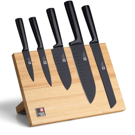 Набор ножей с магнитной подставкой Richardson Sheffield Nox, 5 пр. - 1