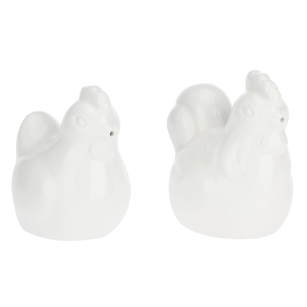 U10013091U00 Набор для соли и перца La Porcellana Bianca FATTORIA,"курица/петушок", 5 х 8 см - 4 U10013091U00 Набор для соли и перца La Porcellana Bianca FATTORIA,"курица/петушок", 5 х 8 см - 4