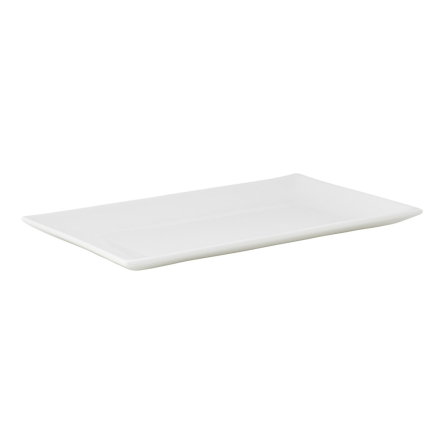 AX0522 Блюдо серверувальне прямокутне WHITE BASICS ROUND, порцелянова, 34 х 19 см - 2