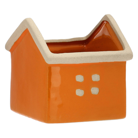 H234000009 Кашпо Rituali Domestici DICASA, керамическое, оранжевое, 11 х 11 х 13 см - 8