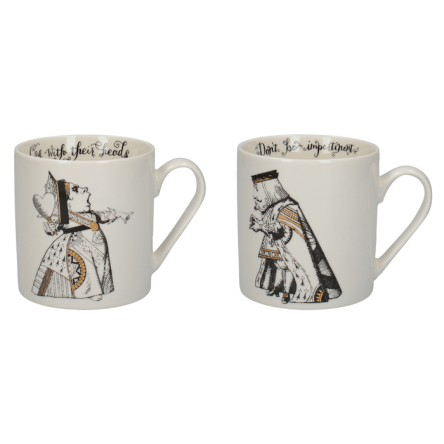 Набір кухлів CreativeTops ALICE IN WONDERLAND, порцеляна, 350 мл, 2 шт. - 1