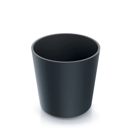 Горщик для квітів Prosperplast URBI 25х25х25см круглий із вкладишем антрацит (88373-433) - 1