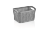 Корзина для хранения UCS KNIT DESIGN прямоугольная 1.5л серый металлик (UCS-95000.2) - 1