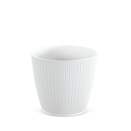 Горщик для квітів Prosperplast WHEATY 26х23см білий (26385-449) - 1