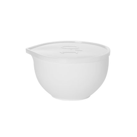 Миска для міксера Plast Team 1л із кришкою біла (TEA-2511.1) - 1