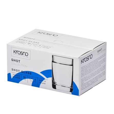Набір чарок для горілки SHOT 50мл х 6шт (KROS-789163) - 3