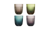 Набір різнокольорових склянок для напоїв La Roshere OUESSANT, h 9,5 см, 260 мл, 4 шт. - 1 Набір різнокольорових склянок для напоїв La Roshere OUESSANT, h 9,5 см, 260 мл, 4 шт. - 1