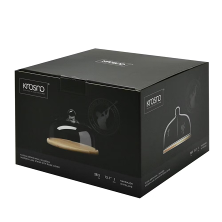 Підставка дерев'яна GLAMOUR d26см із кришкою (KROS-913971) - 6 Підставка дерев'яна GLAMOUR d26см із кришкою (KROS-913971) - 6