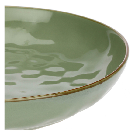 Блюдо сервировочное круглое Rose&Tulipani Milano CONCERTO VERDE OLIVA, керамогранит, олива, диам. 30 см - 3 Блюдо сервировочное круглое Rose&Tulipani Milano CONCERTO VERDE OLIVA, керамогранит, олива, диам. 30 см - 3