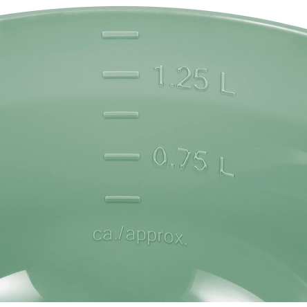 Миска пластикова Keeeper з відливом салатова 1.5л (KEE-0551.1) - 4