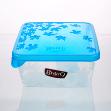 Ємність для морозилки BRANQ RUKKOLA з блакитною кришкою 1.25л (BRQ -1124.3) - 1