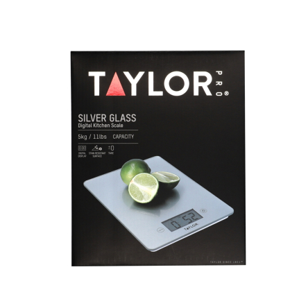 Весы кухонные Taylor PRO SILVER, max 5 кг - 2 Весы кухонные Taylor PRO SILVER, max 5 кг - 2