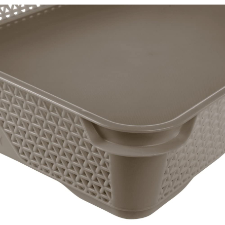 Кошик для зберігання Keeeper Мірко А-4 сіро-коричневий (КЕЕ-371.3) - 3