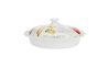 P022600027 Форма для пирога с крышкой La Porcellana Bianca GOLOSERIE, фарфор, диам. 27,5 см - 1