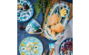 AW0533 Миска RHAPSODY TEAL порцелянова, діам. 16 см, 740 мл - 6 AW0533 Миска RHAPSODY TEAL порцелянова, діам. 16 см, 740 мл - 6