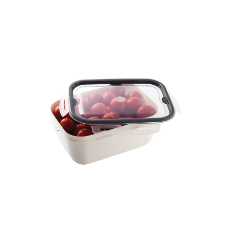 Емкость вакуумная Uscan Plastic WHITE BODY LOCK &amp; FIT прямоугольная 2л белая (UCS-36505) - 1