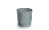 Горщик для квітів Prosperplast TUBO P BETON EFFECT 29.2х29.2х25.7см круглий з підставкою бетон (72331-422) - 1