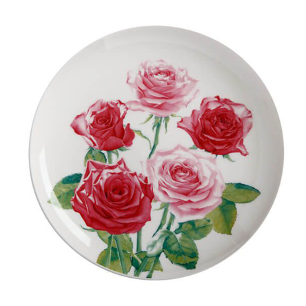 JY0044 Тарелка обеденная Roses FLORIADE фарфоровая, диам. 20 см - 1 JY0044 Тарелка обеденная Roses FLORIADE фарфоровая, диам. 20 см - 1